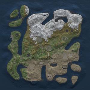 Thumbnail Rust Map: Procedural Map, Size: 3850, Seed: 897855036, 20 Monuments