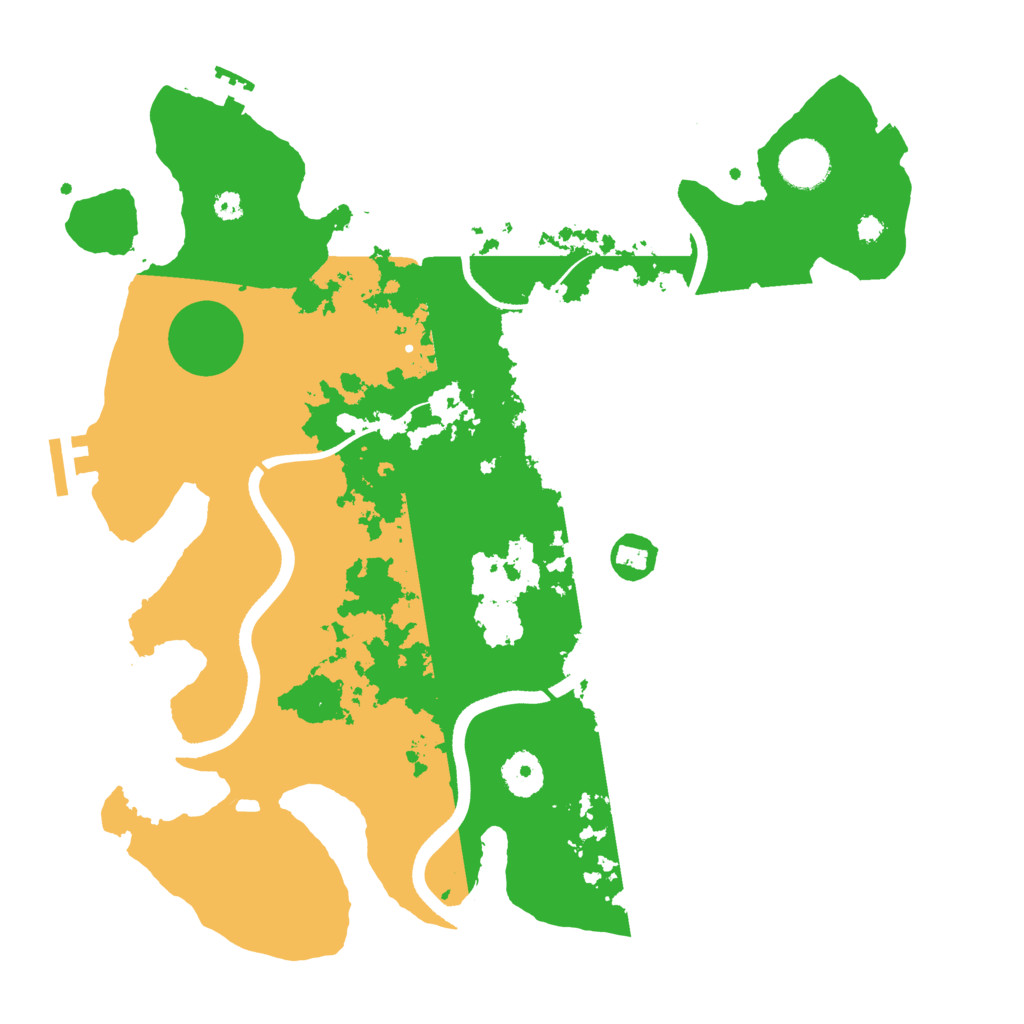 Biome Rust Map: Procedural Map, Size: 3600, Seed: 1325693273