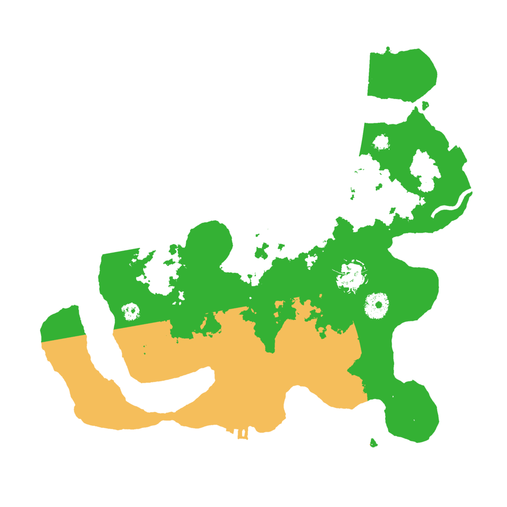 Biome Rust Map: Procedural Map, Size: 3000, Seed: 45