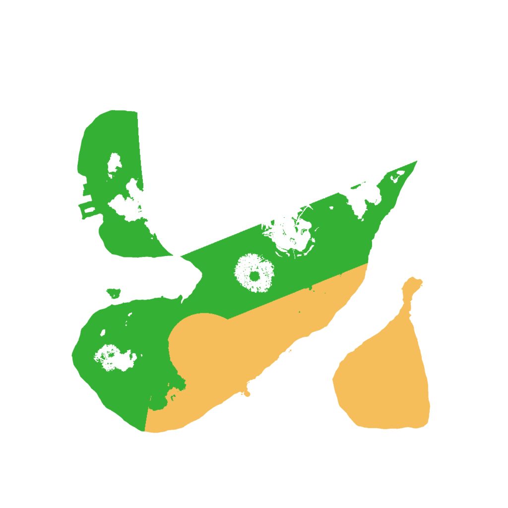 Biome Rust Map: Procedural Map, Size: 2000, Seed: 6861