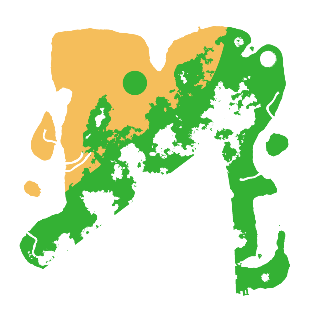 Biome Rust Map: Procedural Map, Size: 3500, Seed: 5958461