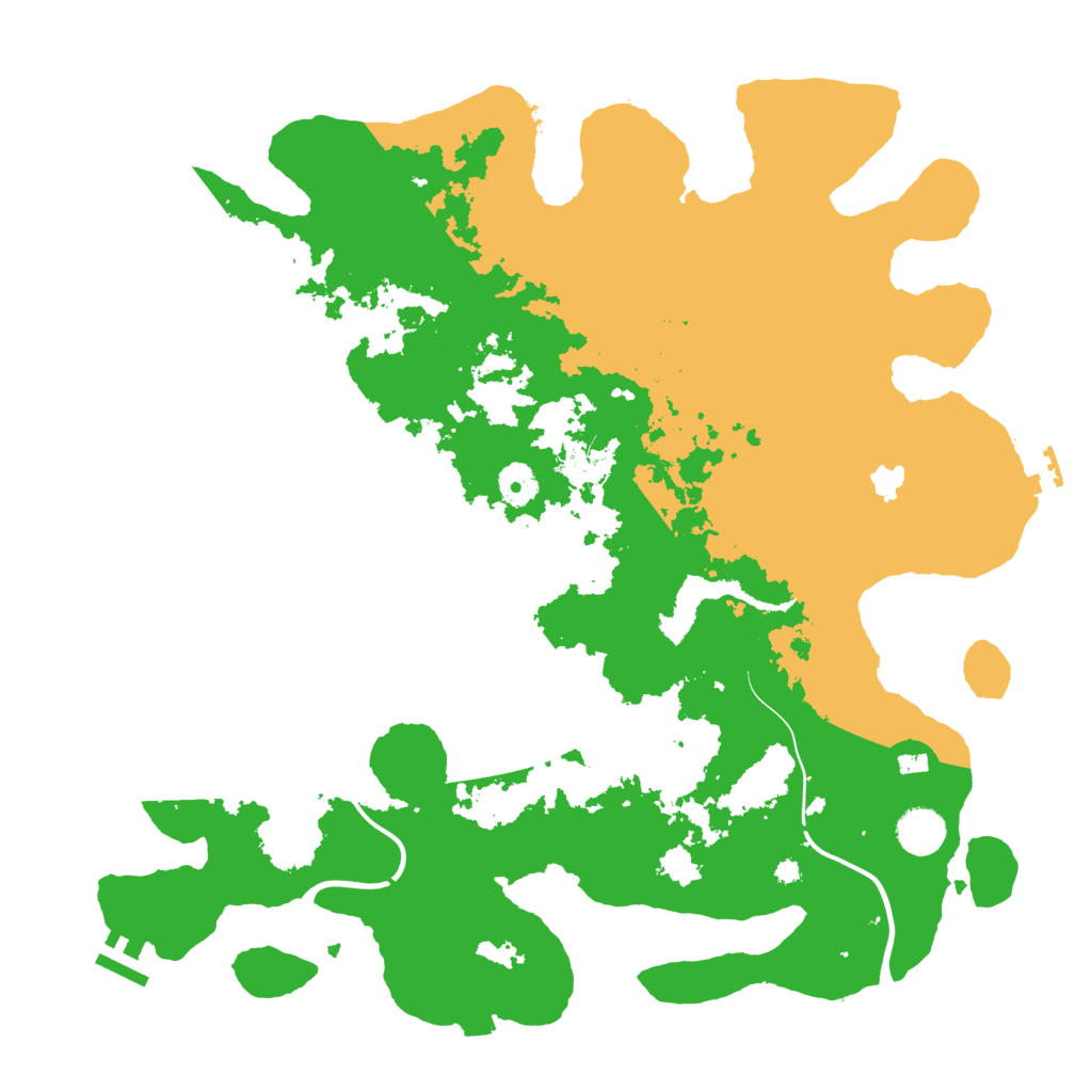 Biome Rust Map: Procedural Map, Size: 4000, Seed: 598129697
