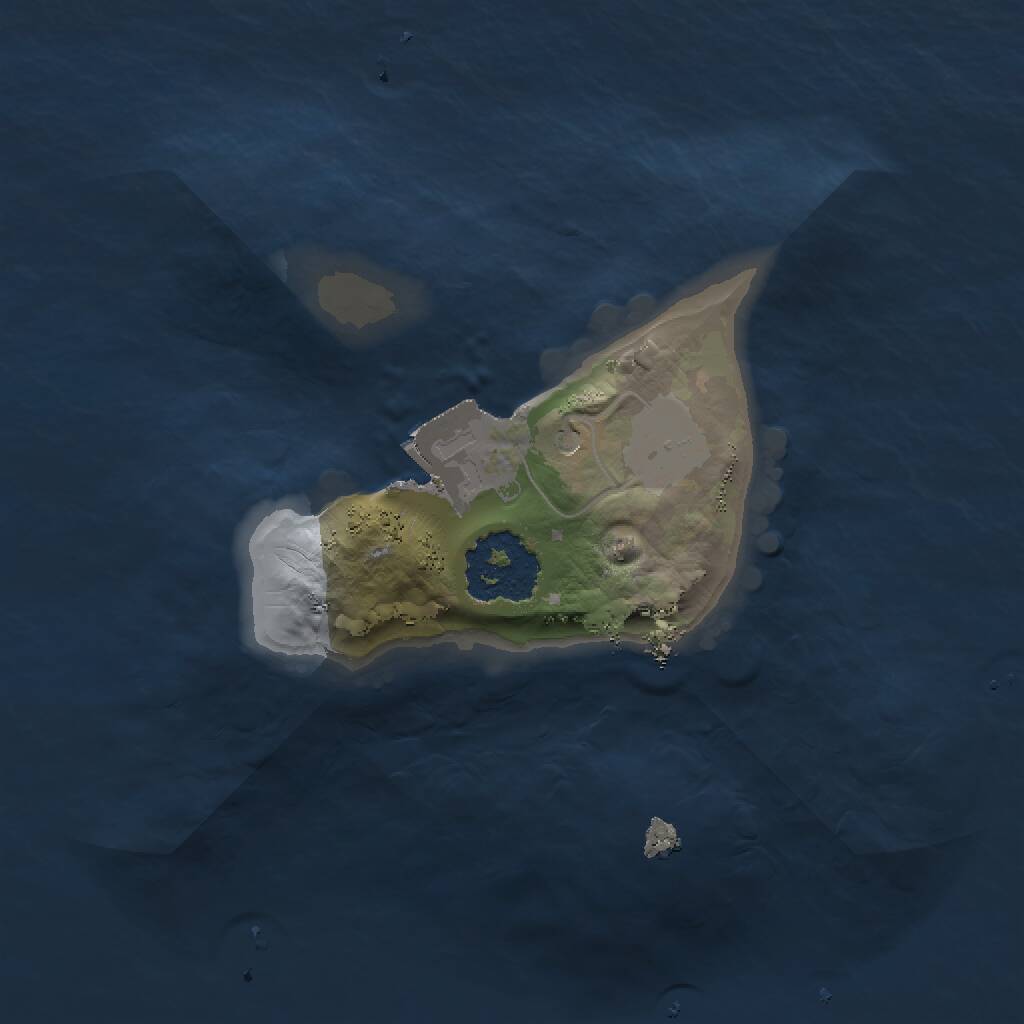 Rust Map: Procedural Map, Size: 1400, Seed: 8868833, 1 Monuments