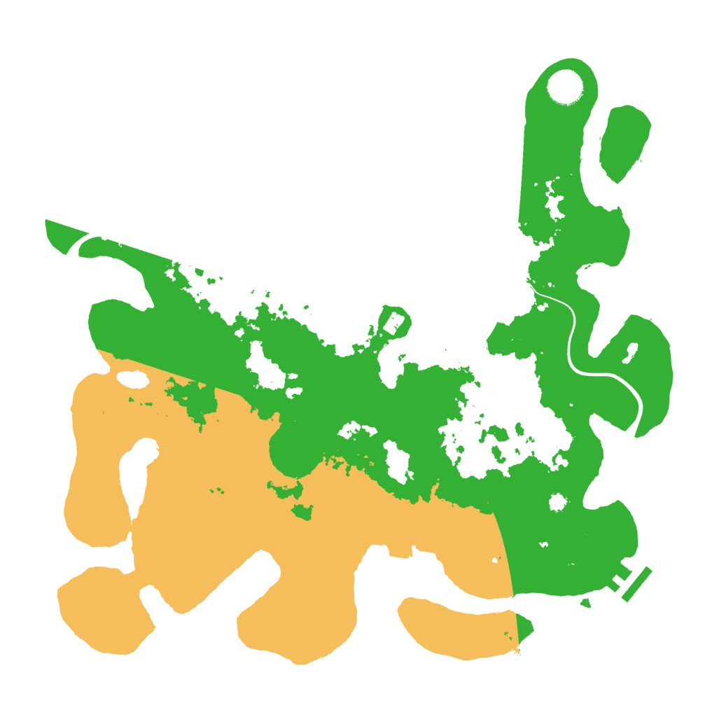Biome Rust Map: Procedural Map, Size: 3600, Seed: 1533679217
