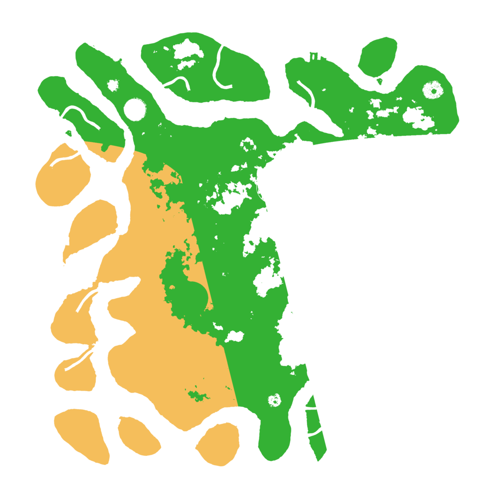 Biome Rust Map: Procedural Map, Size: 3980, Seed: 992393