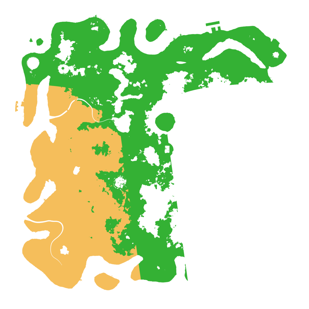 Biome Rust Map: Procedural Map, Size: 4500, Seed: 1980438460