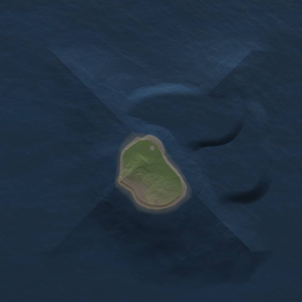 Rust Map: Procedural Map, Size: 1000, Seed: 1278200322, 1 Monuments