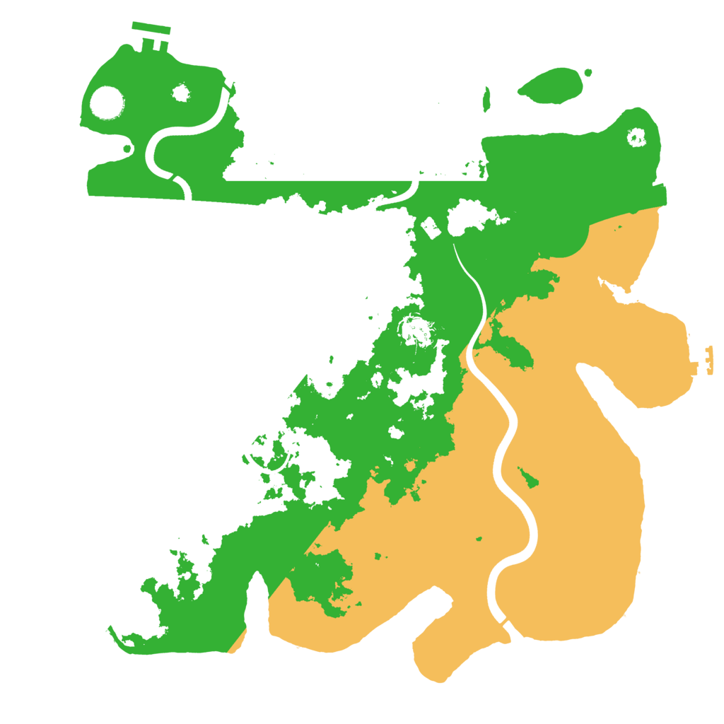 Biome Rust Map: Procedural Map, Size: 3800, Seed: 418067632