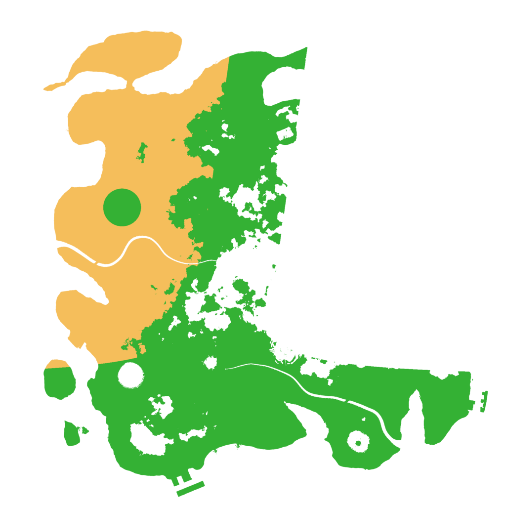Biome Rust Map: Procedural Map, Size: 3550, Seed: 372755