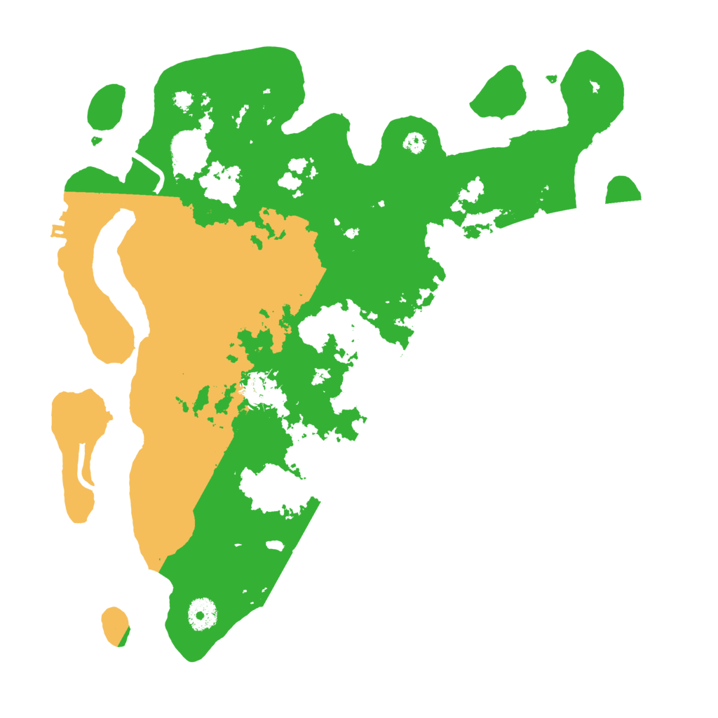 Biome Rust Map: Procedural Map, Size: 3500, Seed: 4756913