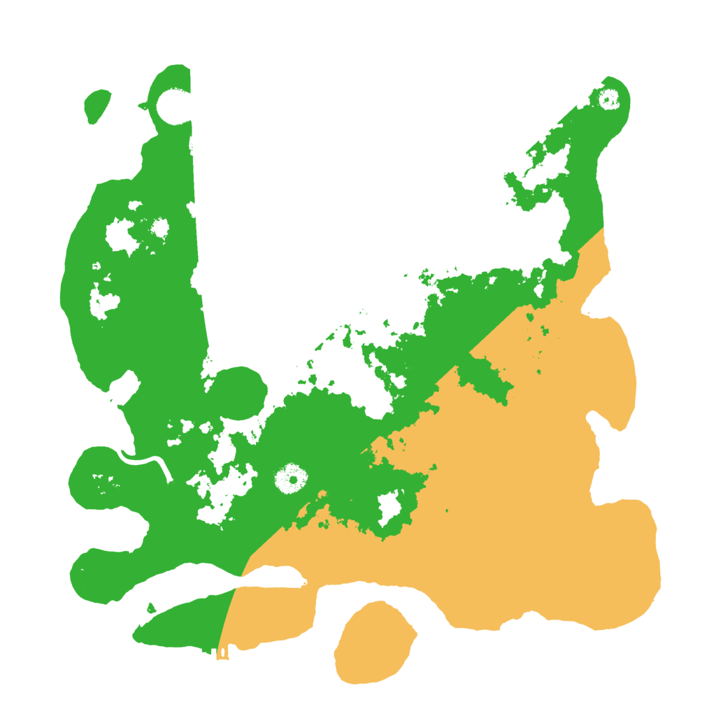 Biome Rust Map: Procedural Map, Size: 3550, Seed: 501215