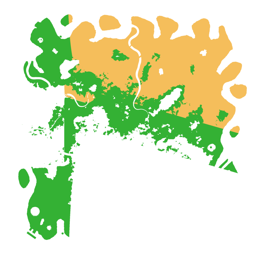 Biome Rust Map: Procedural Map, Size: 5000, Seed: 15624441