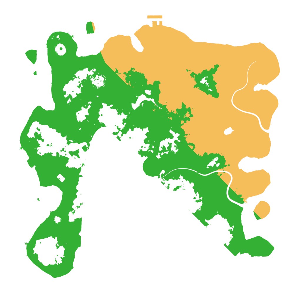 Biome Rust Map: Procedural Map, Size: 4050, Seed: 452749078