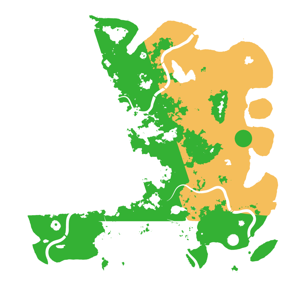Biome Rust Map: Procedural Map, Size: 4500, Seed: 503189458
