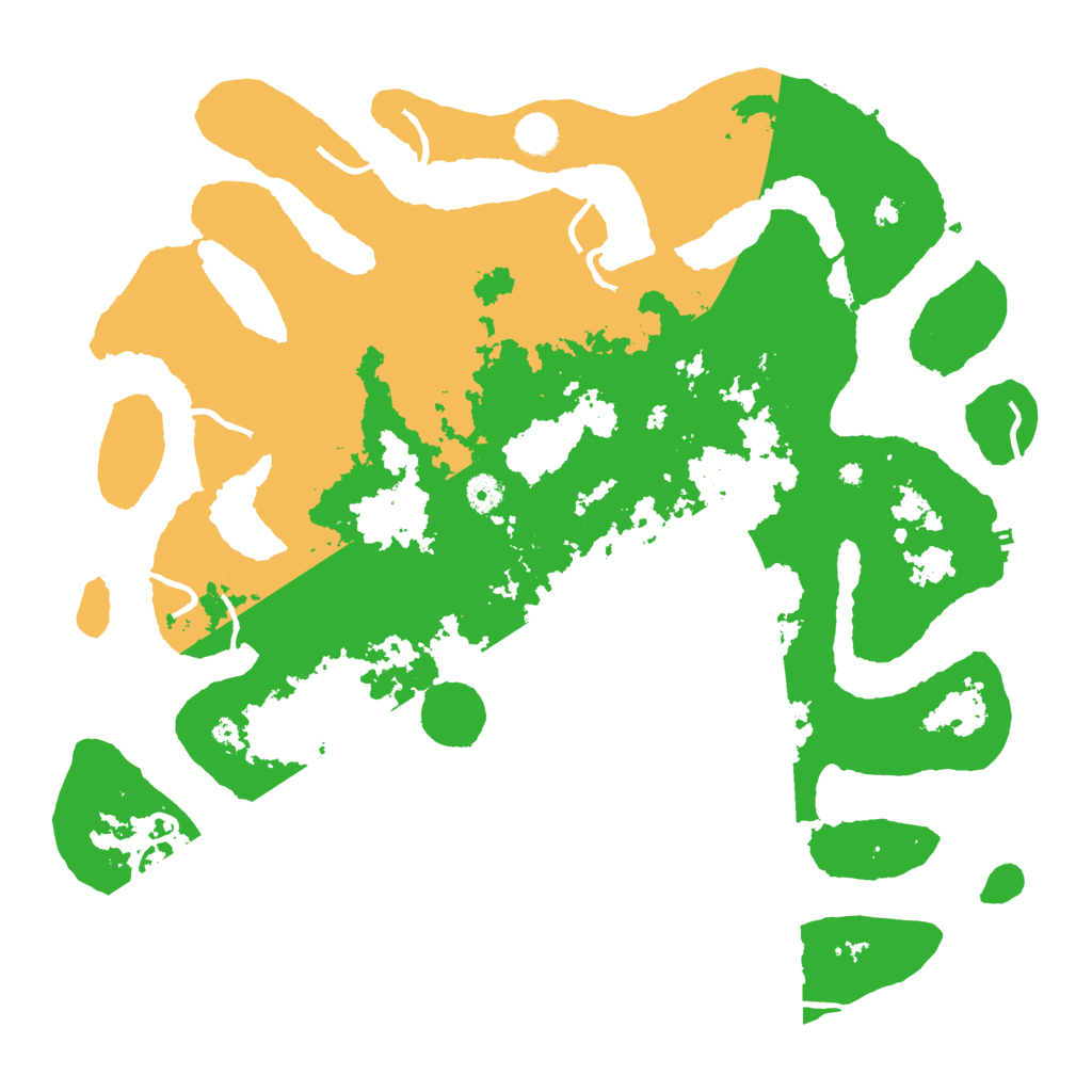 Biome Rust Map: Procedural Map, Size: 4500, Seed: 2556821