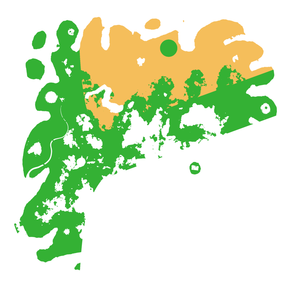 Biome Rust Map: Procedural Map, Size: 4500, Seed: 76952