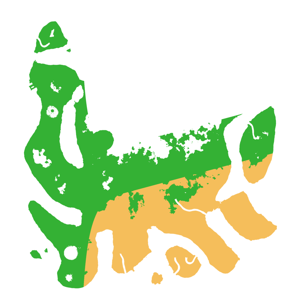 Biome Rust Map: Procedural Map, Size: 3950, Seed: 1678603211