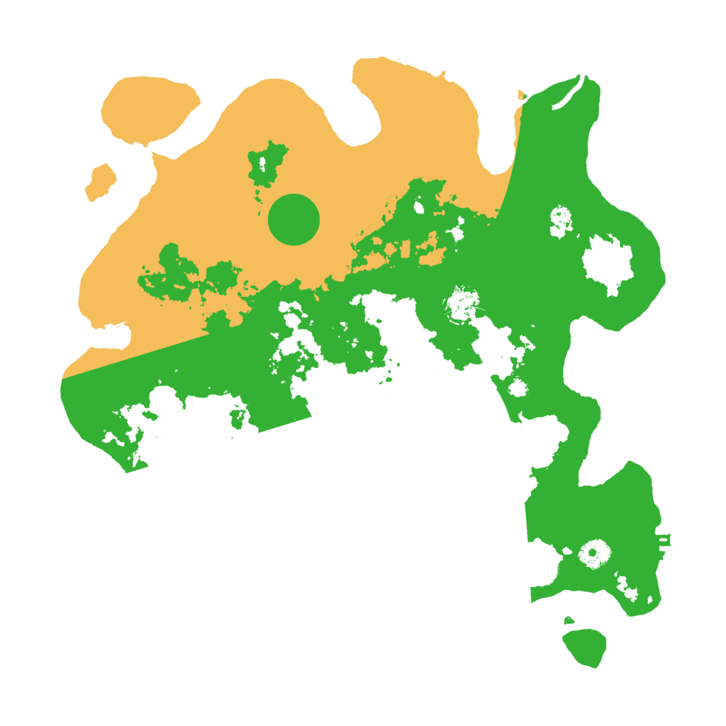 Biome Rust Map: Procedural Map, Size: 3700, Seed: 1064509924