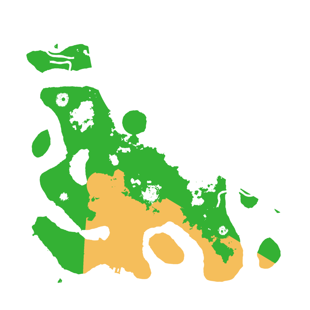 Biome Rust Map: Procedural Map, Size: 3500, Seed: 1042520063