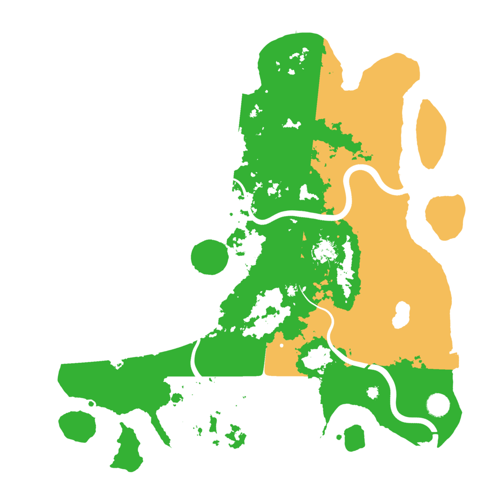 Biome Rust Map: Procedural Map, Size: 3800, Seed: 46068227