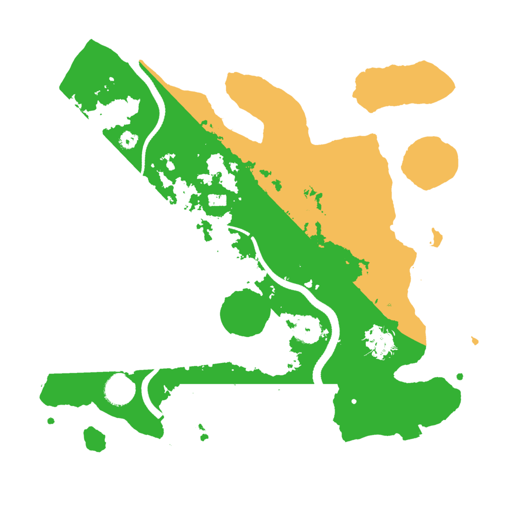 Biome Rust Map: Procedural Map, Size: 3000, Seed: 1628523264