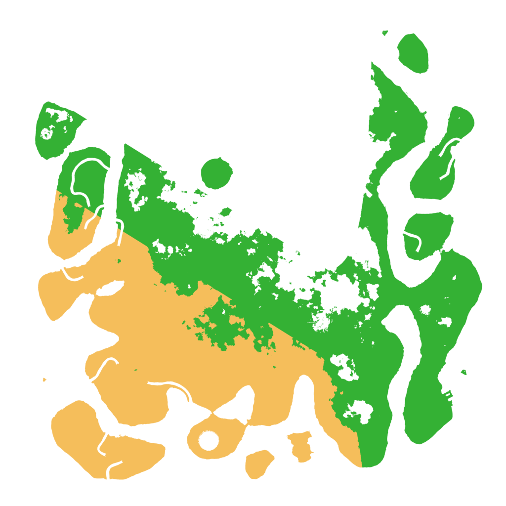 Biome Rust Map: Procedural Map, Size: 4500, Seed: 115589745