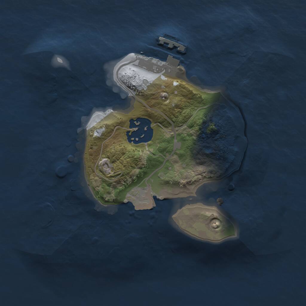 Rust Map: Procedural Map, Size: 1700, Seed: 560, 3 Monuments