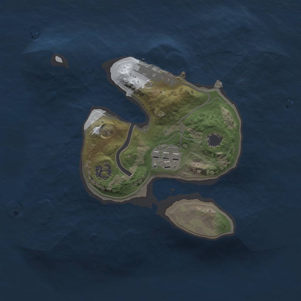 Rust Map: Procedural Map, Size: 1700, Seed: 560, 7 Monuments