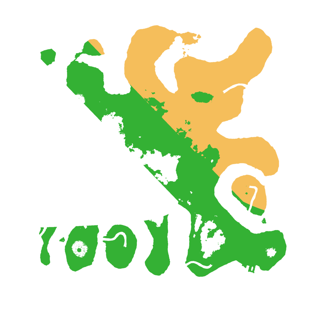 Biome Rust Map: Procedural Map, Size: 3000, Seed: 338894