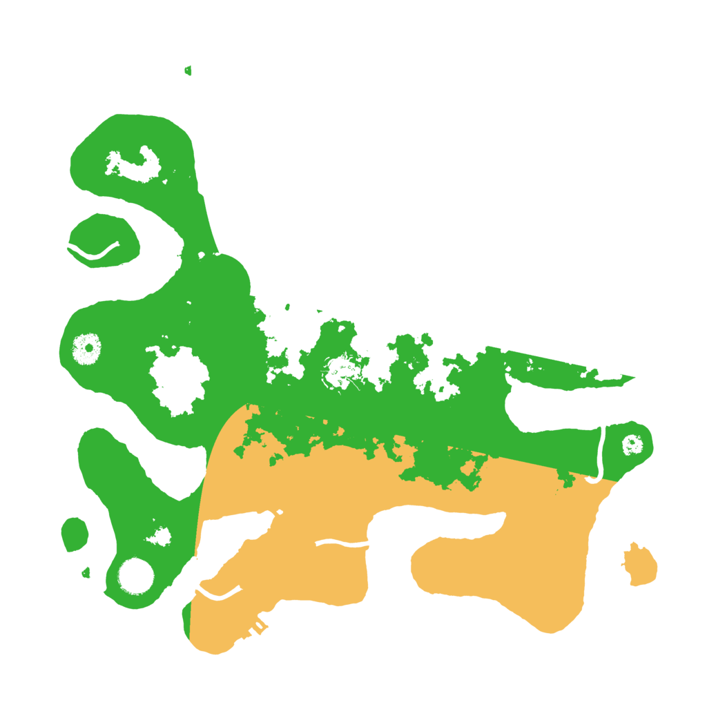 Biome Rust Map: Procedural Map, Size: 3500, Seed: 1965052022