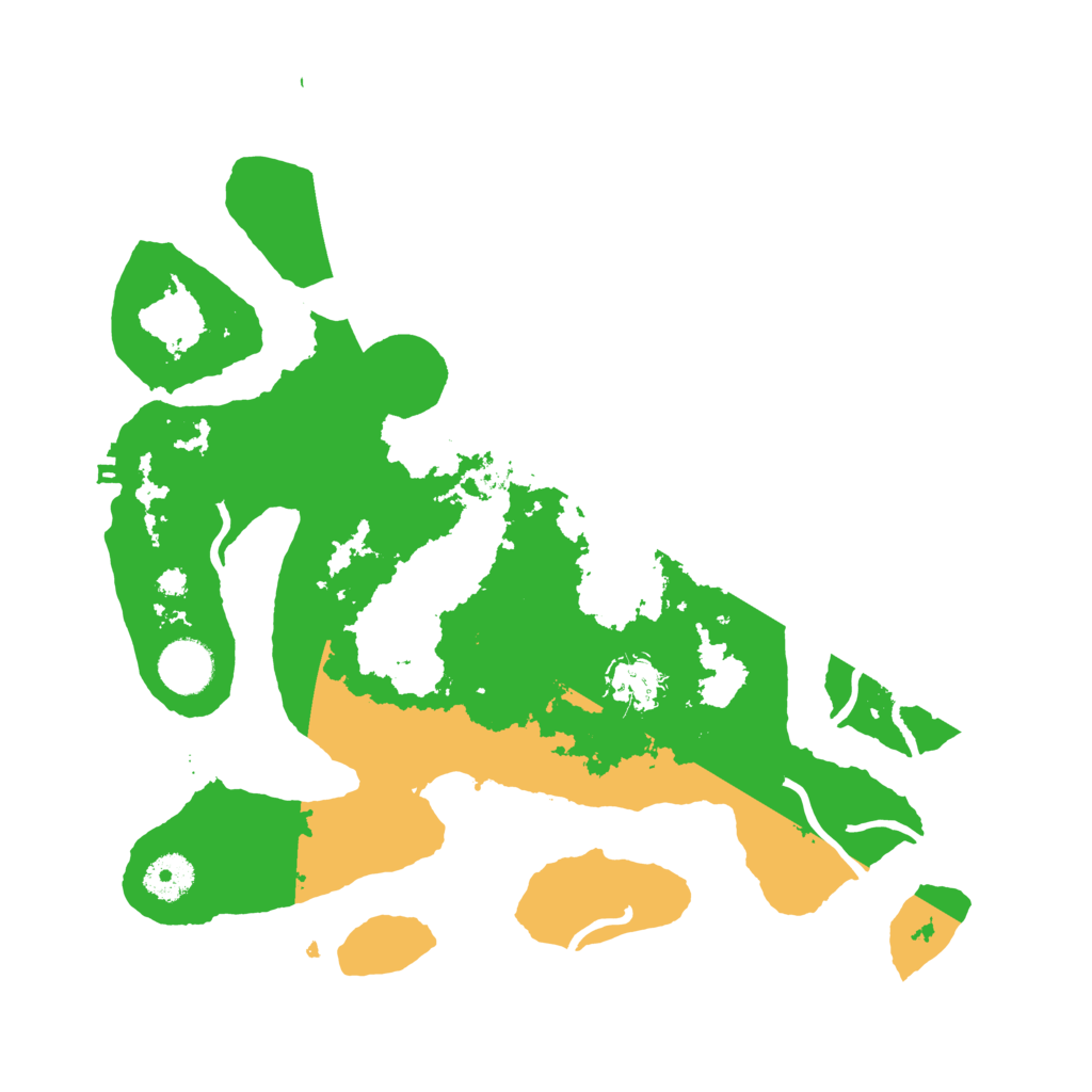 Biome Rust Map: Procedural Map, Size: 3500, Seed: 10584