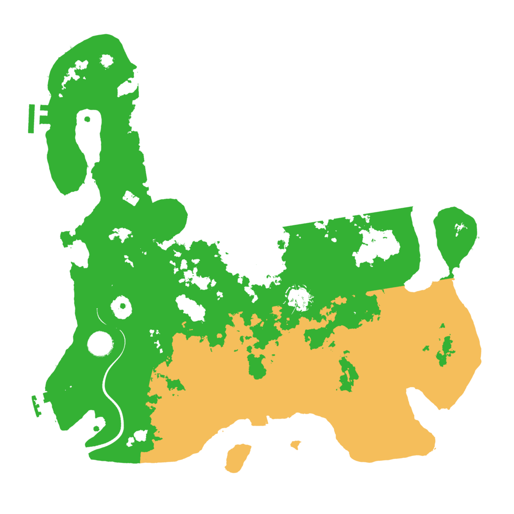 Biome Rust Map: Procedural Map, Size: 3600, Seed: 1422922851