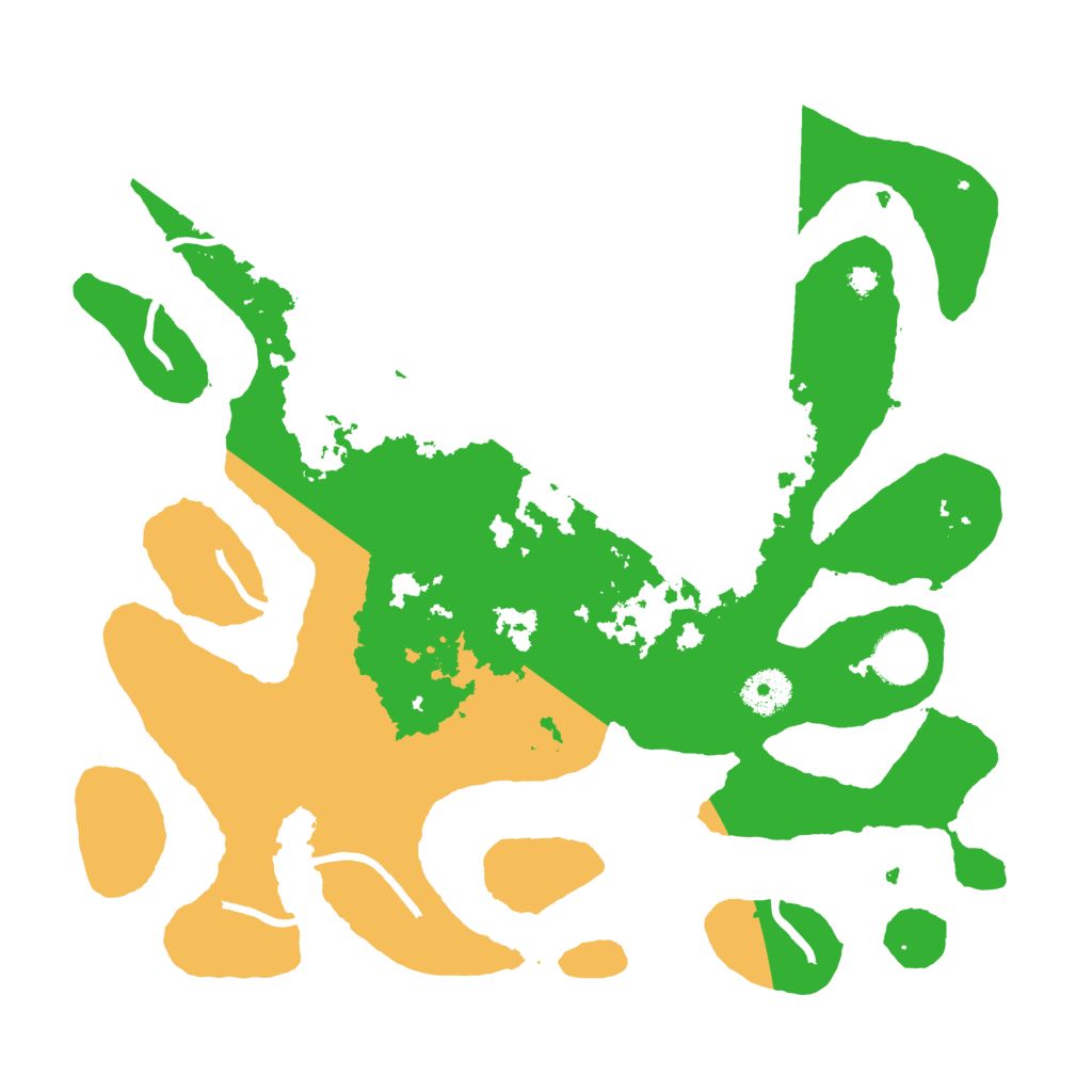 Biome Rust Map: Procedural Map, Size: 3500, Seed: 191958245