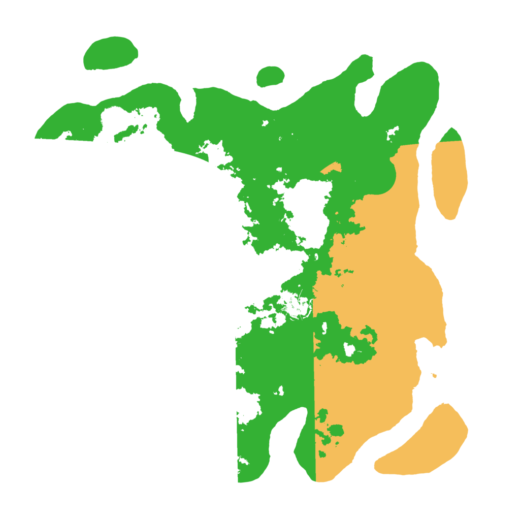 Biome Rust Map: Barren, Size: 3500, Seed: 719647219