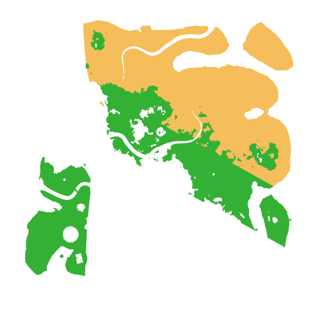 Biome Rust Map: Procedural Map, Size: 3550, Seed: 928595
