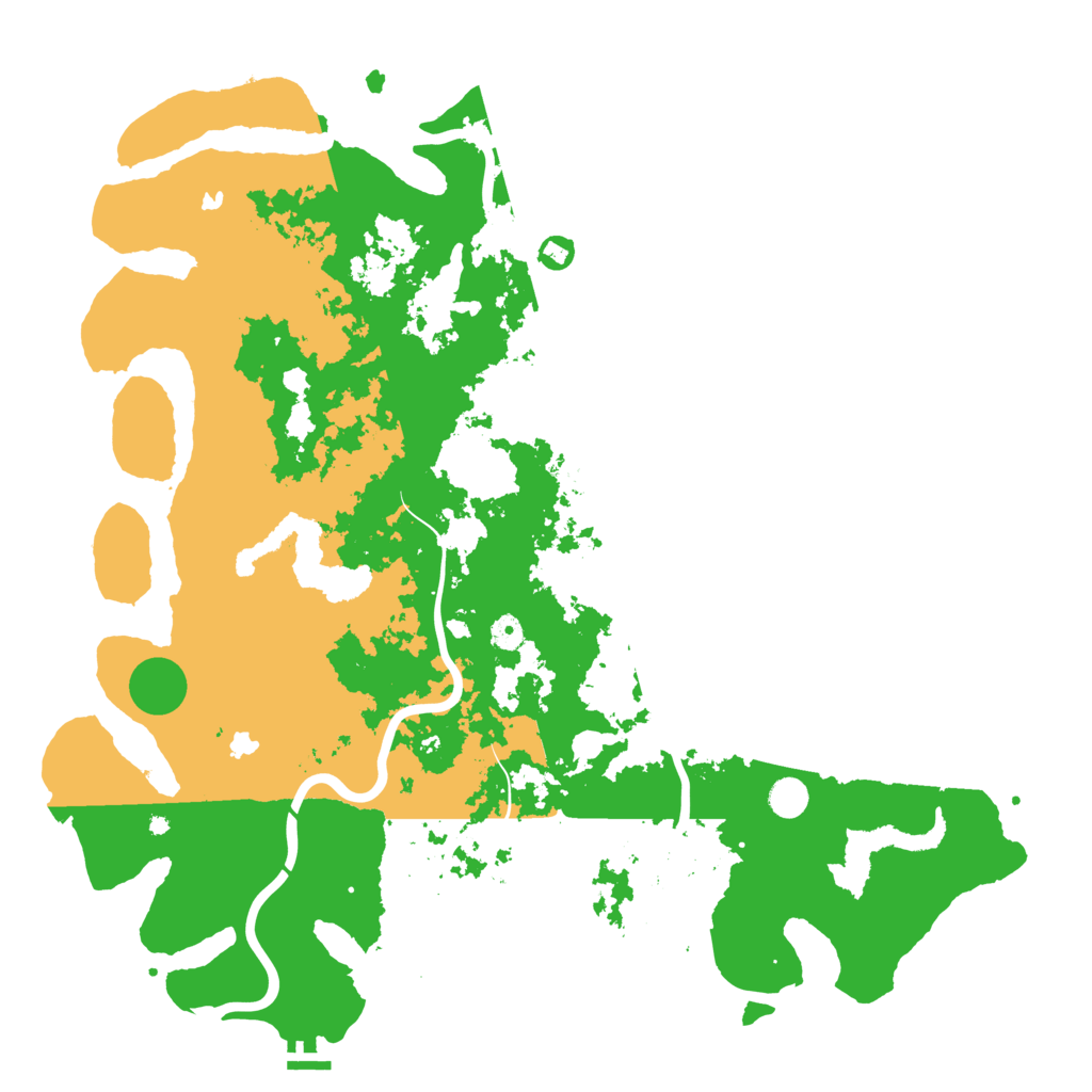Biome Rust Map: Procedural Map, Size: 5000, Seed: 67378766