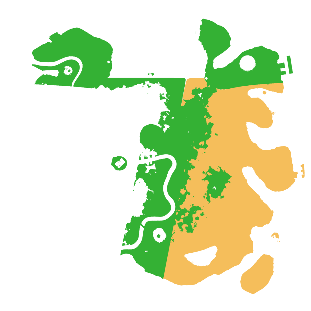 Biome Rust Map: Procedural Map, Size: 3500, Seed: 2105717