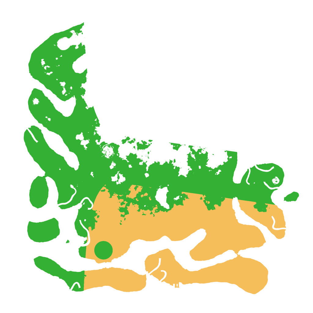 Biome Rust Map: Procedural Map, Size: 4500, Seed: 2038943