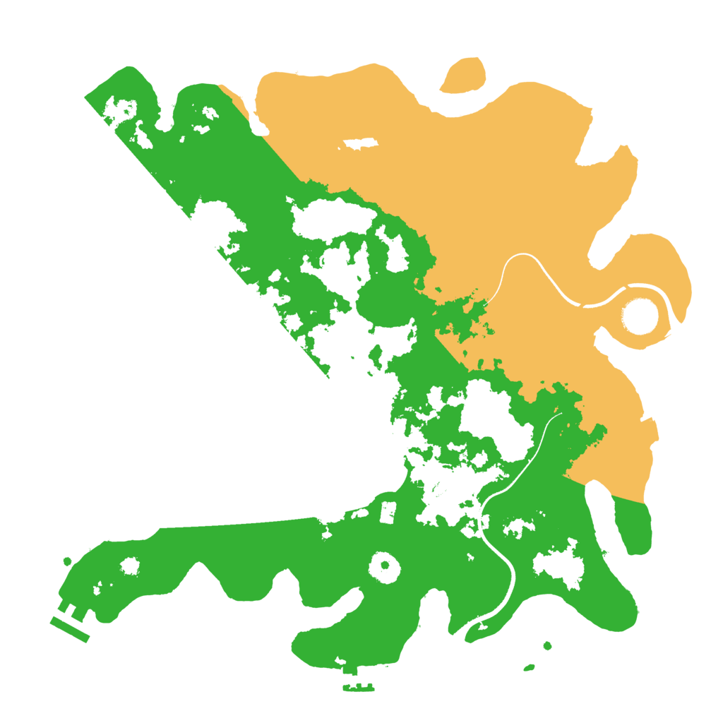 Biome Rust Map: Procedural Map, Size: 3500, Seed: 4022022