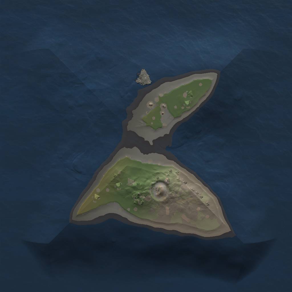 Rust Map: Procedural Map, Size: 1000, Seed: 44142867, 3 Monuments