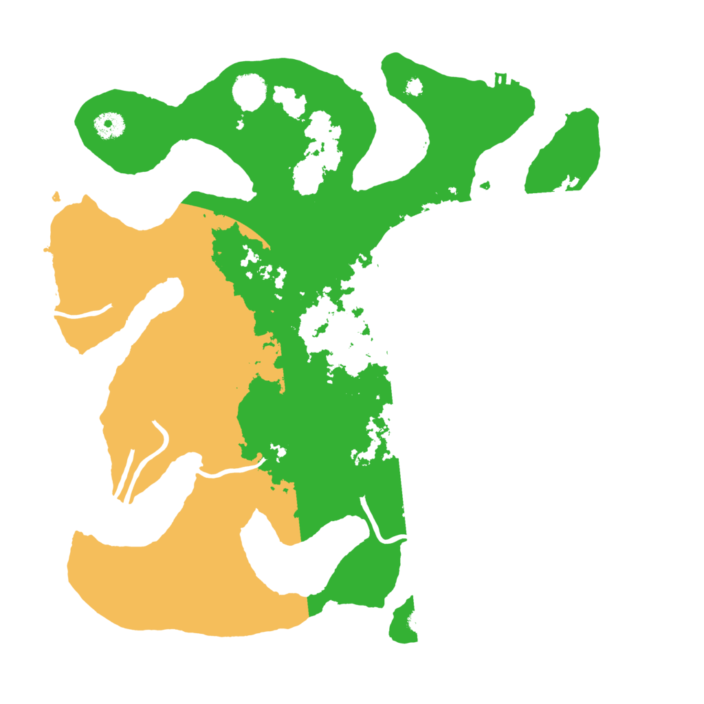 Biome Rust Map: Procedural Map, Size: 3700, Seed: 1333471969