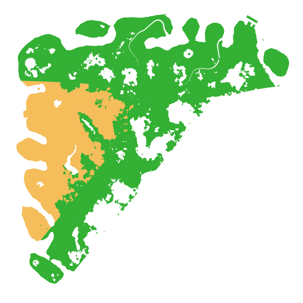 Biome Rust Map: Procedural Map, Size: 5000, Seed: 230479406