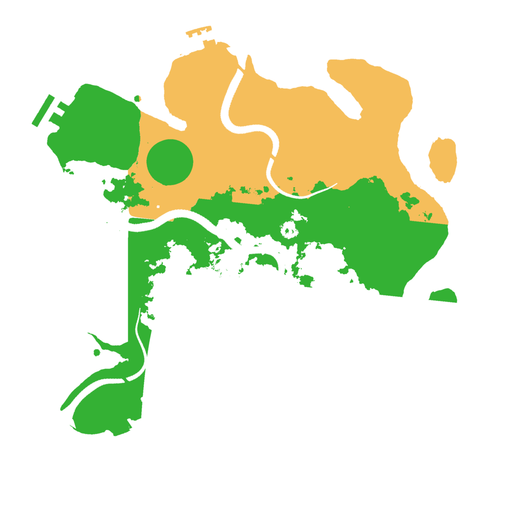 Biome Rust Map: Procedural Map, Size: 3000, Seed: 70616301