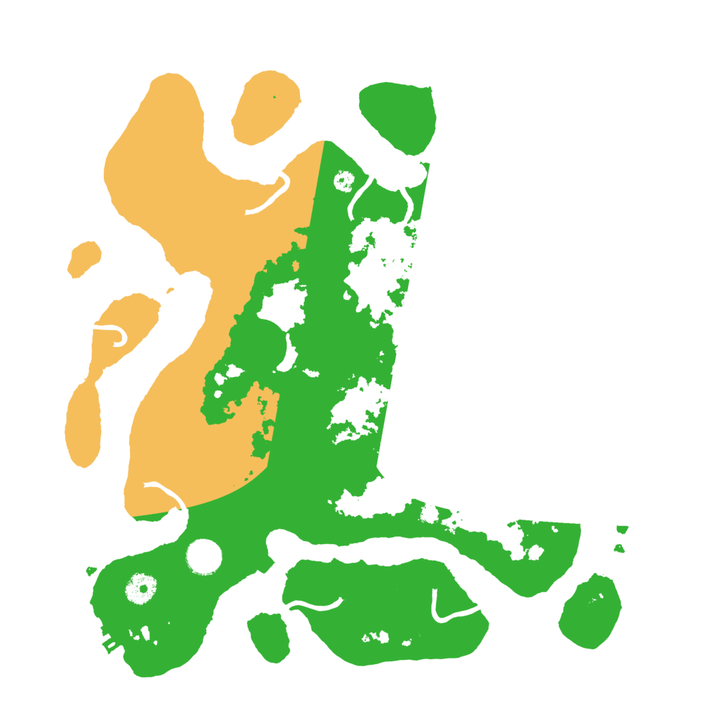 Biome Rust Map: Procedural Map, Size: 3550, Seed: 480990