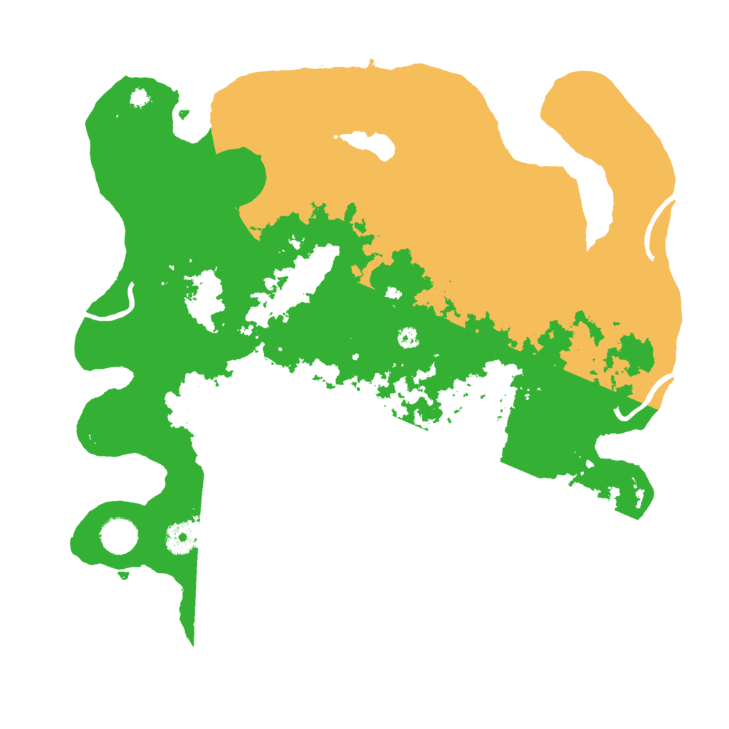 Biome Rust Map: Procedural Map, Size: 3500, Seed: 239926460