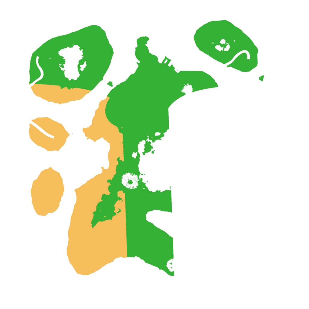 Biome Rust Map: Procedural Map, Size: 2800, Seed: 13101987