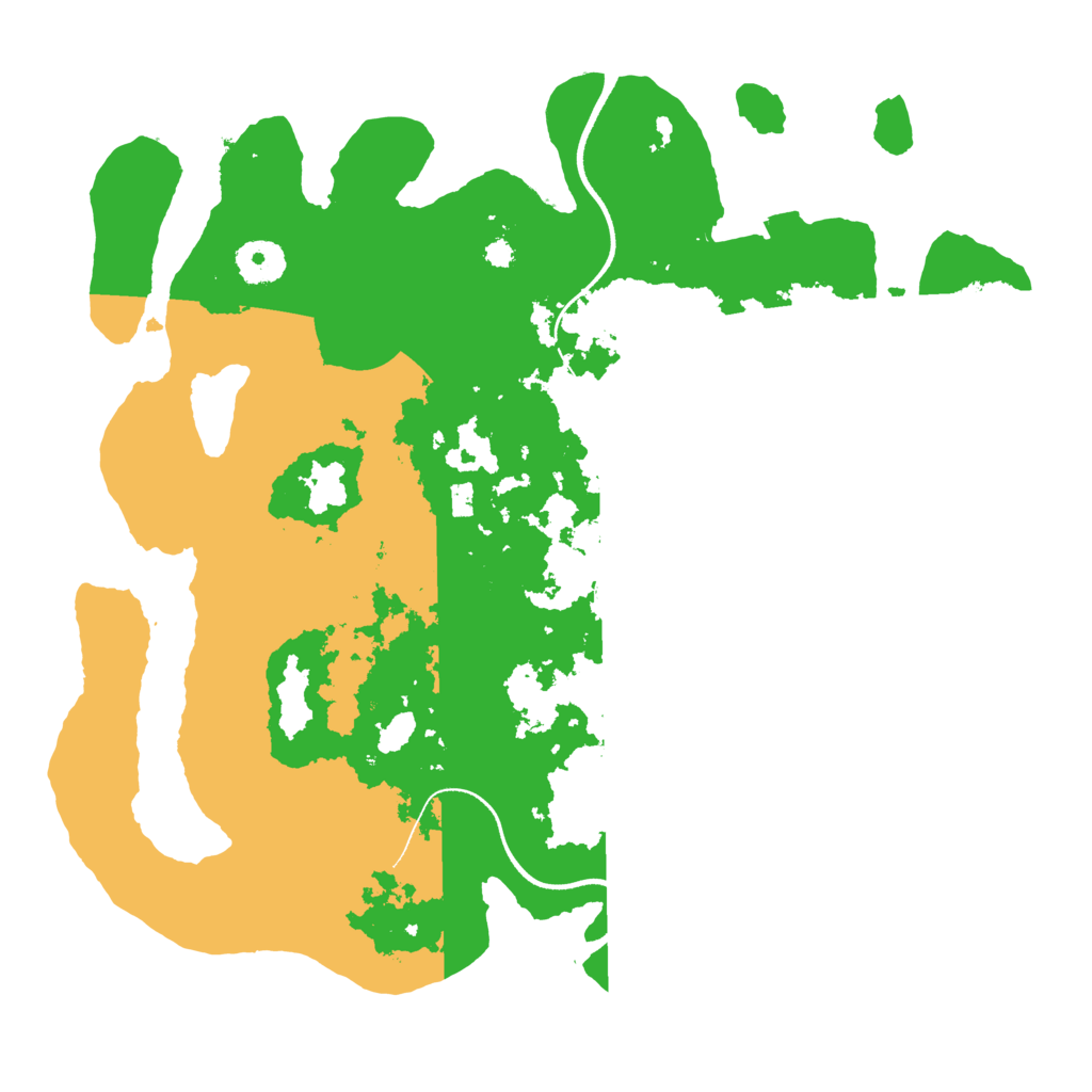 Biome Rust Map: Procedural Map, Size: 3500, Seed: 799086355