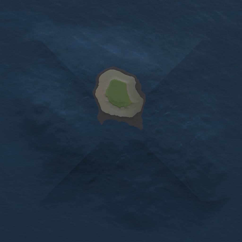 Rust Map: Barren, Size: 1000, Seed: 13183677, 2 Monuments