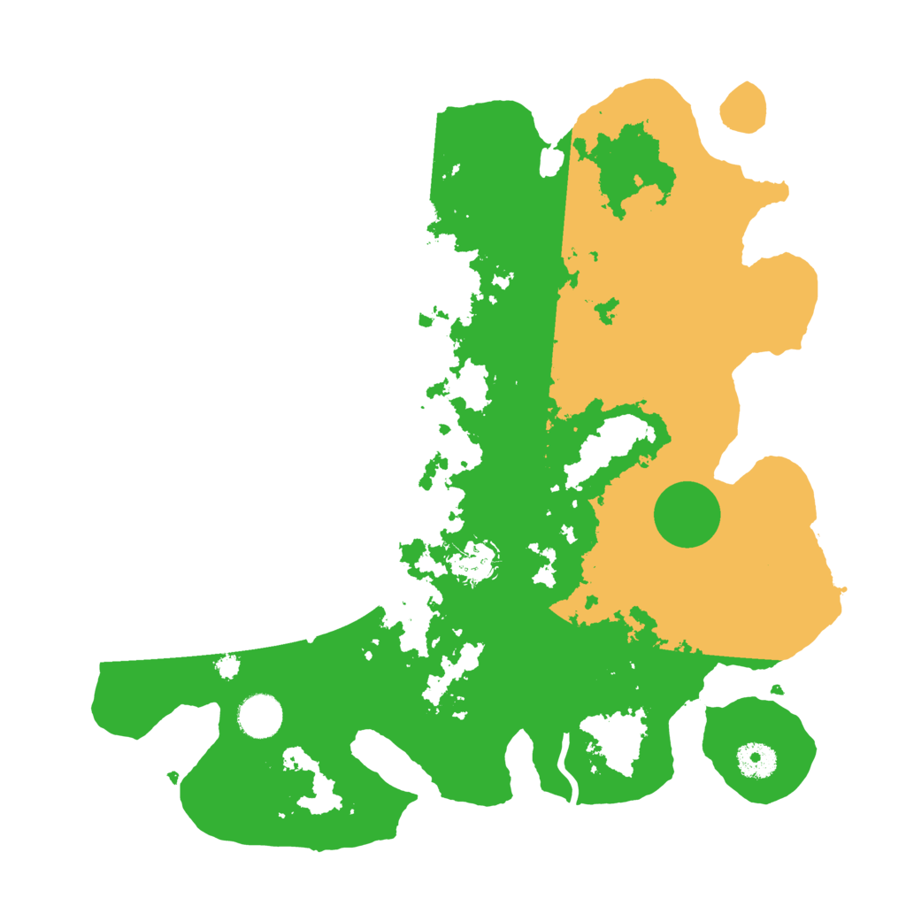 Biome Rust Map: Procedural Map, Size: 3600, Seed: 184391507