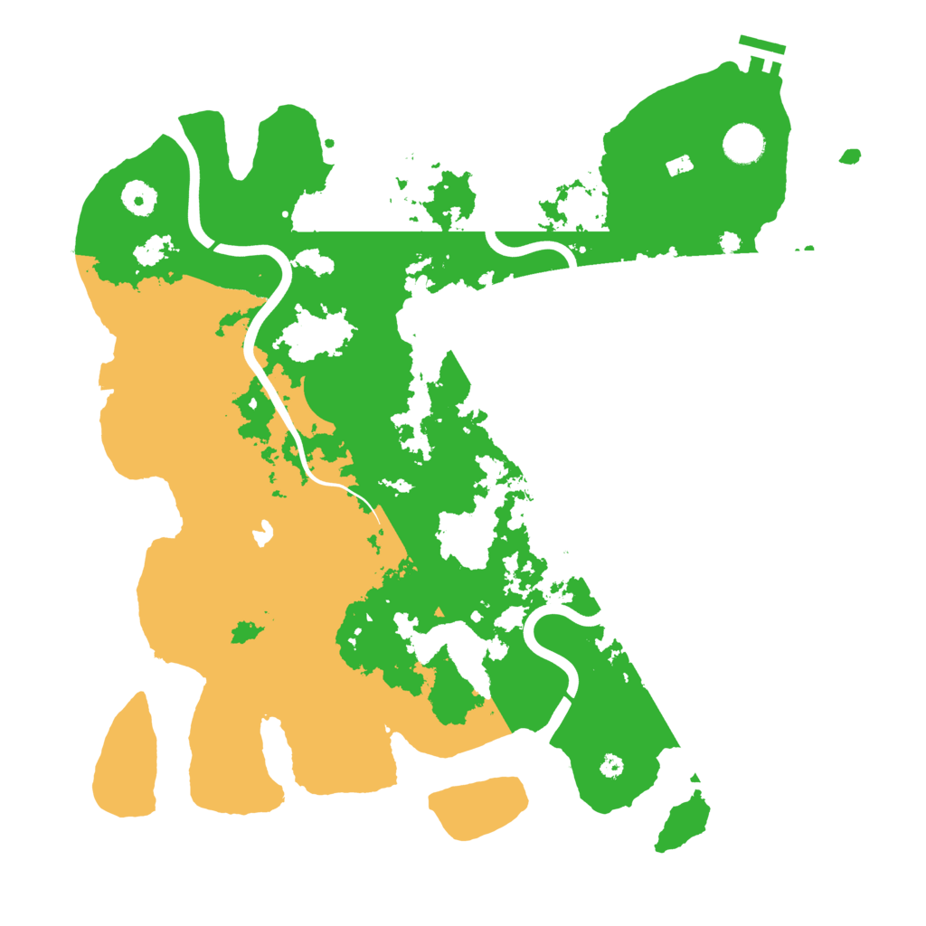 Biome Rust Map: Procedural Map, Size: 4000, Seed: 936459099